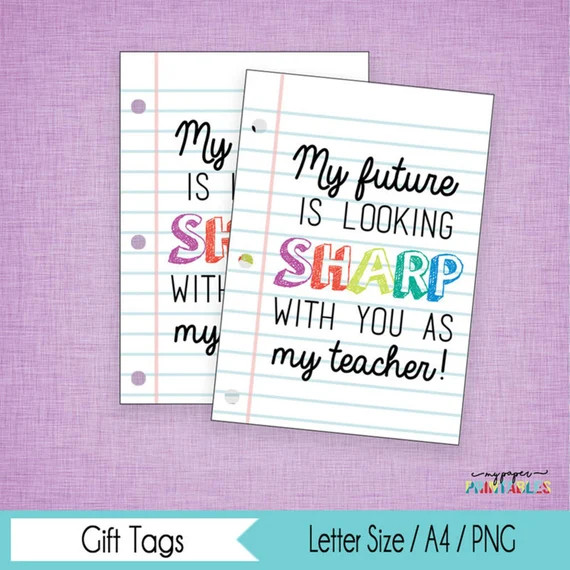 Sharp Pens Gift Tag INSTANT DIGITAL DOWNLOAD Co-work | Etsy | Etsy (US)