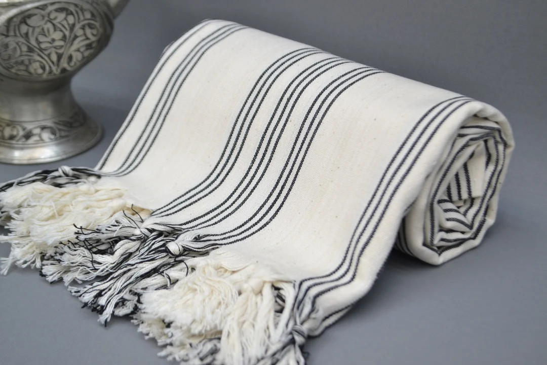 Personalized Turkish Beach Towel, Bridesmaid Gifts, Turkish Towel, Black Striped Towel, Personali... | Etsy (US)