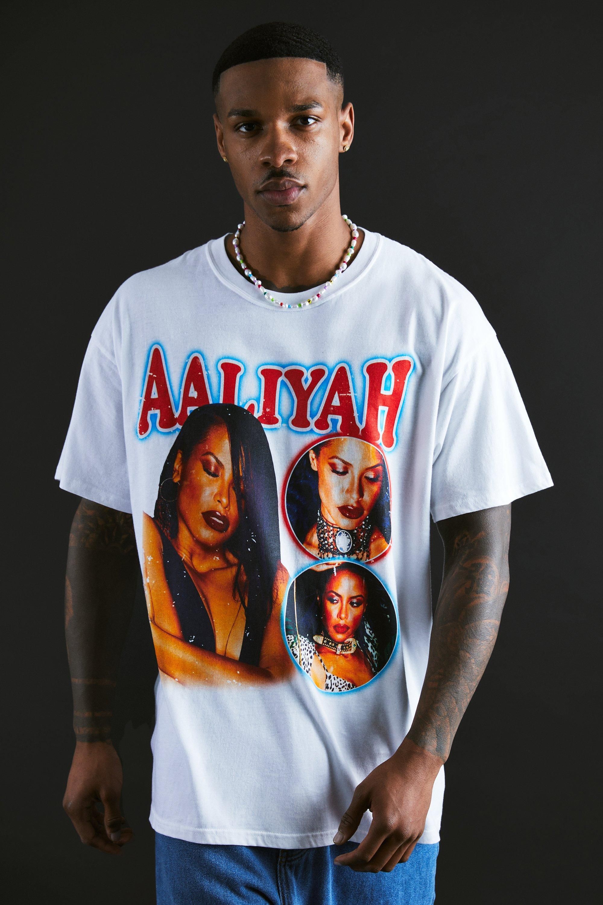 Oversized Aaliyah License T-shirt | boohooMAN (DE, IE & UK)