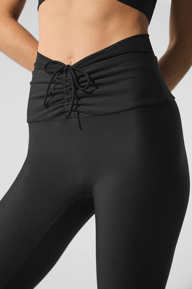 Airlift Mesh High-Waist Divine Capri | Alo Yoga
