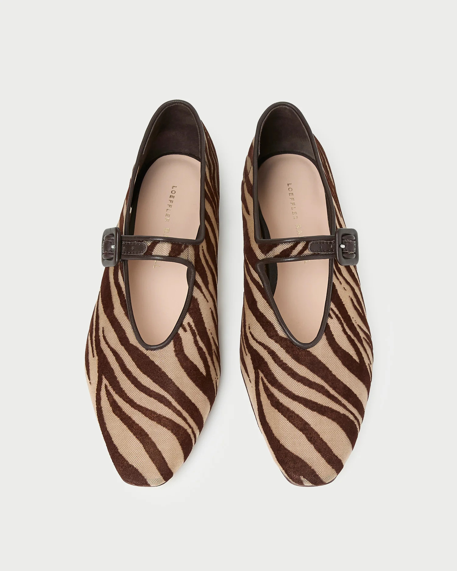 Junia Zebra Mary Jane Flat | Loeffler Randall