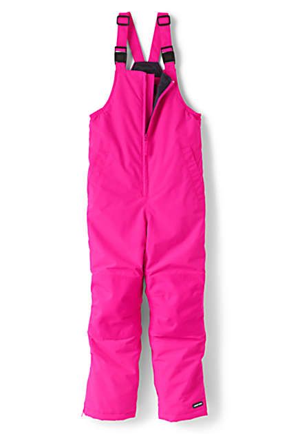 Little Kids Squall Waterproof Iron Knee Bib Snow Pants | Lands' End (US)