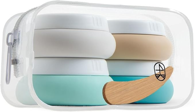 Travel Containers for Toiletries - Small Travel Containers for Creams - 4 Pack of 20mL TSA Approv... | Amazon (US)