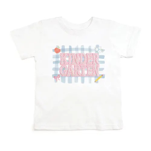Sweet Wink Kindergarten Pearl Patch Short Sleeve T-Shirt in White at Nordstrom, Size 7 | Nordstrom