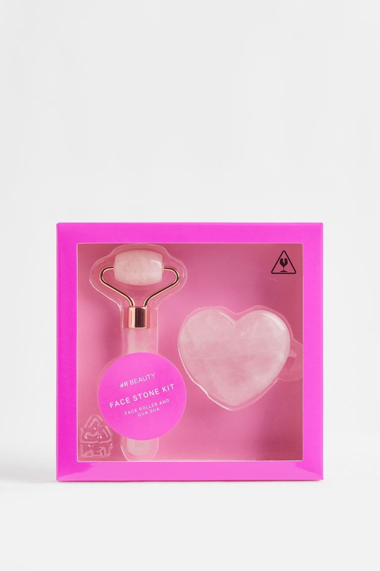 Roller visage et outil de Gua Sha - Rose clair - Beauty all | H&M FR | H&M (FR, IT, ES, PT, BE)