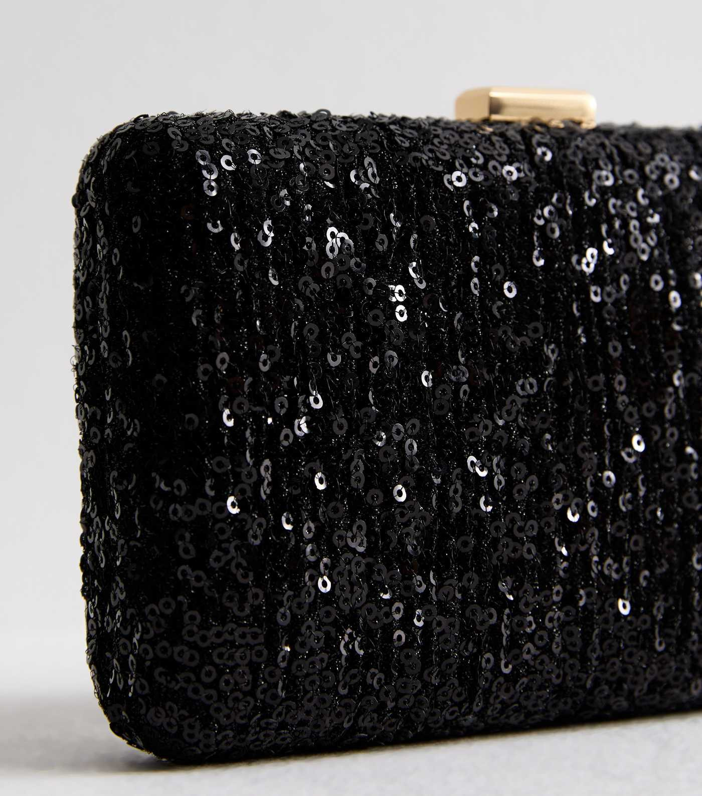 Black Sequinned Box Clutch Bag
						
						Add to Saved Items
						Remove from Saved Items | New Look (UK)