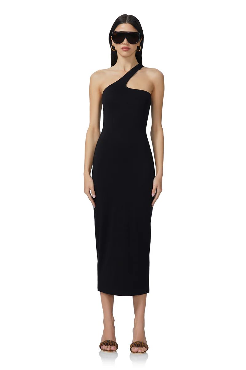 Sloane Midi Dress - Noir | ShopAFRM