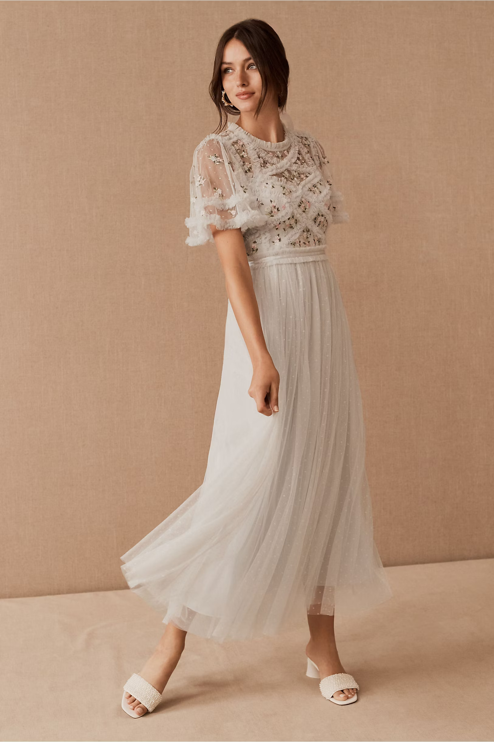 Needle & Thread Ophelia Bodice Ankle Gown | BHLDN
