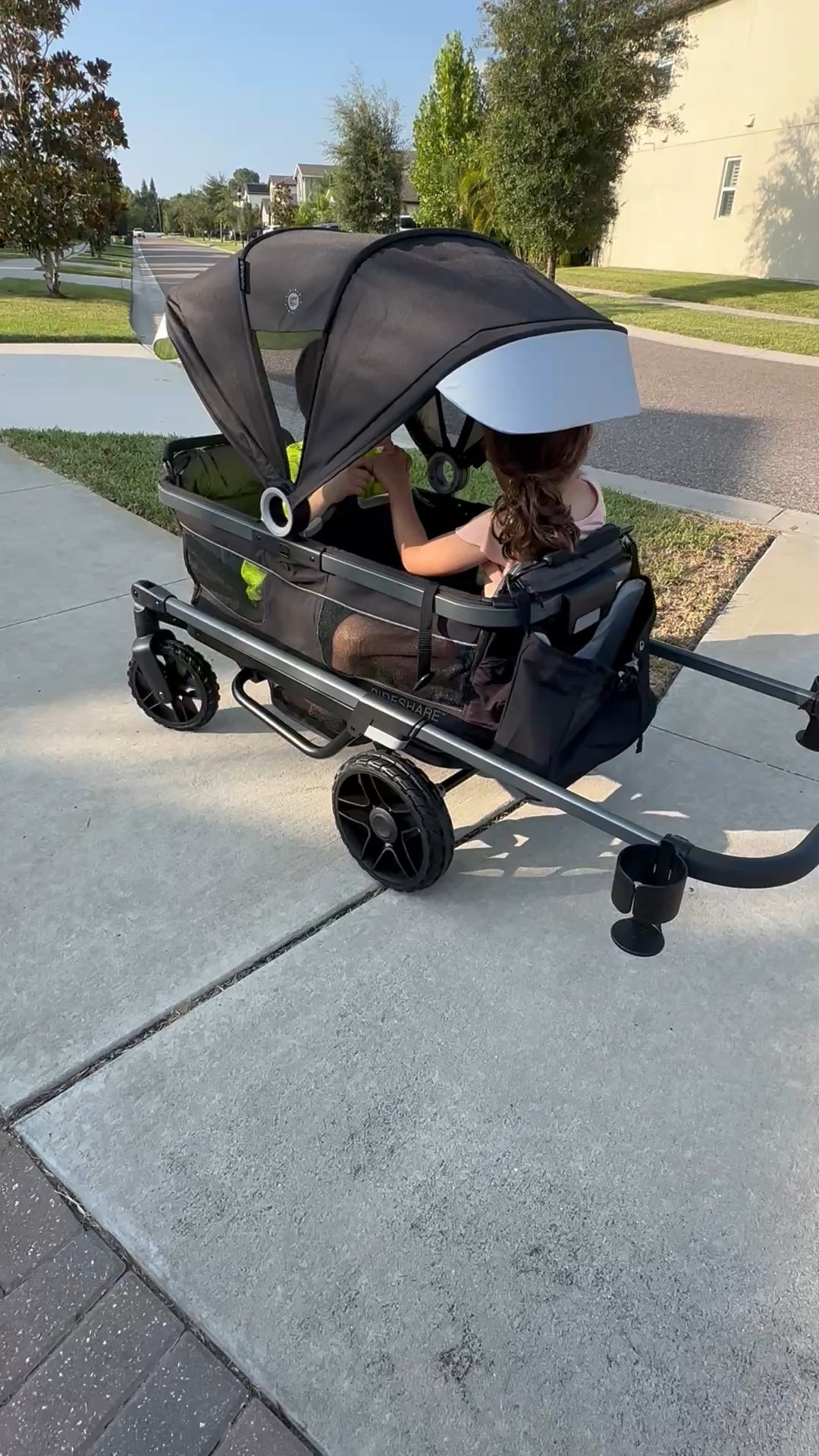 Beautiful all terrain two seater performance stroller wagon for toddlers! Rides like a dream! Even my “big kids” love it  Save an extra 15% on Evenflo’s website with code TWINSANITY15!

#LTKFamily #LTKBaby #LTKActive
