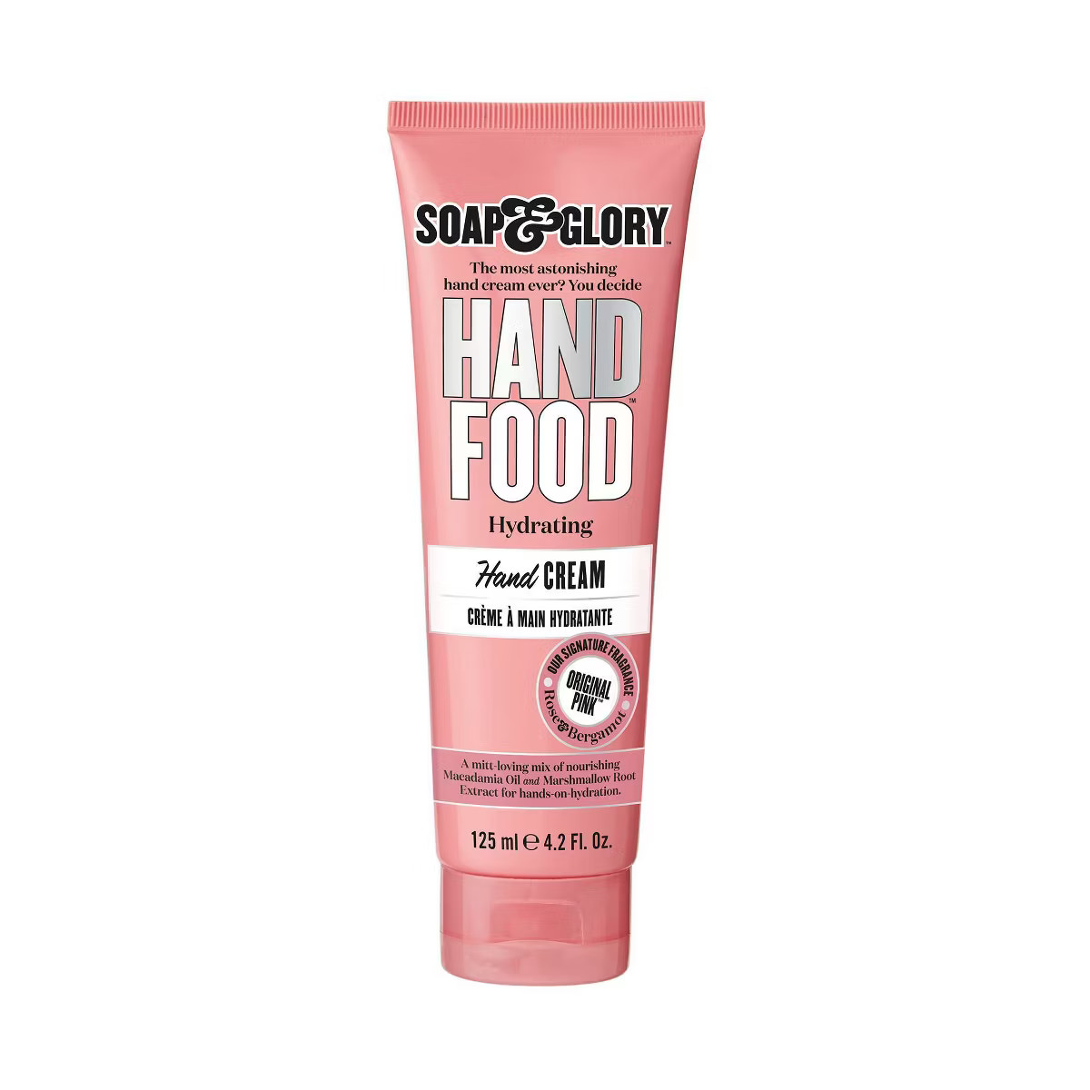 Soap & Glory Hand Food Hydrating Hand Cream - Original Pink Scent - 4.2 fl oz | Target