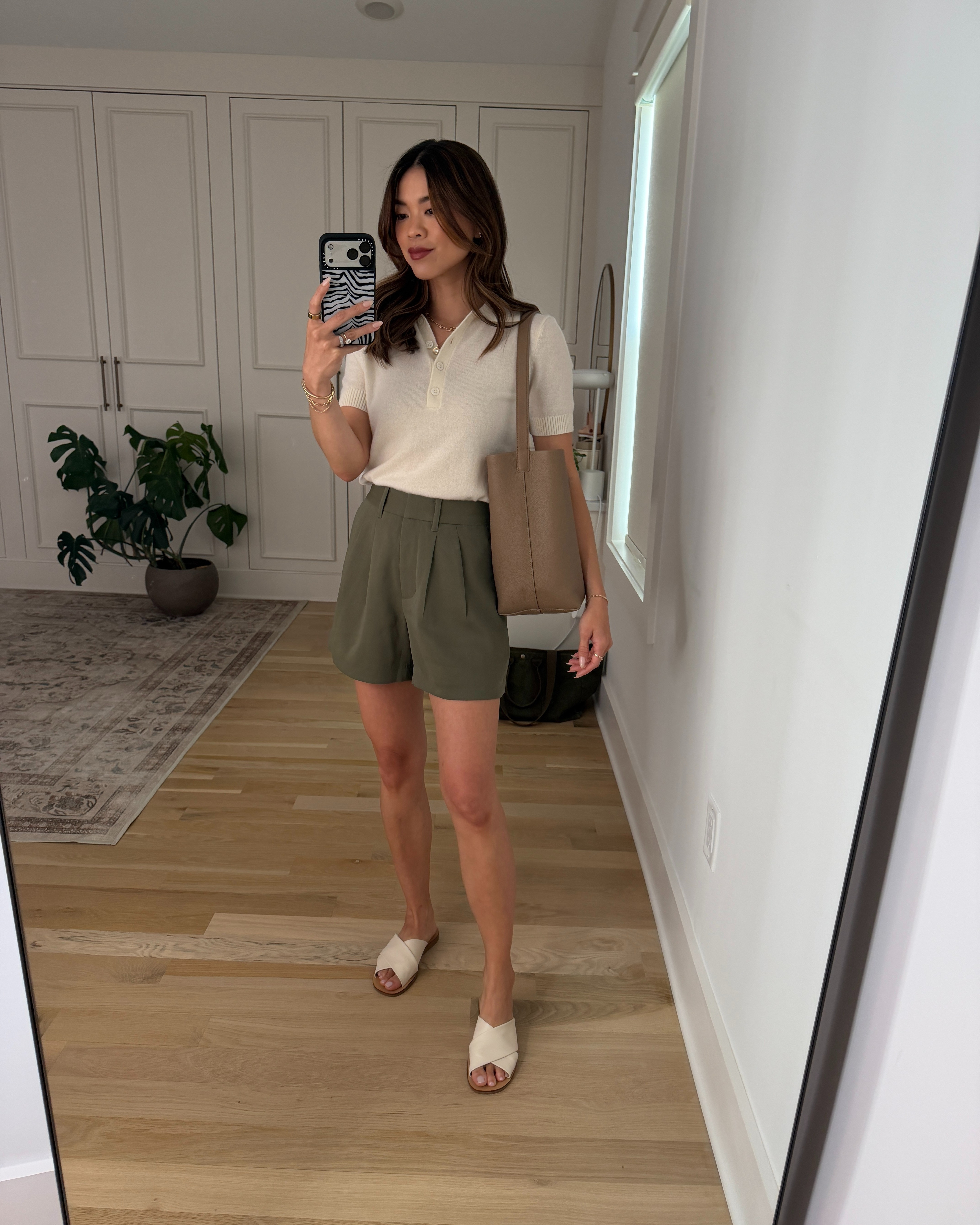 Sizing info:
•Top size XS
•Shorts size 0

petite fashion, get dressed with me, outfit inspiration, ootd, nashville outfit, Nashville influencer, petite style, vacation style, casual outfits, mom style, petite shorts, spring outfits, spring outfit info, spring shorts, spring outfit idea, spring top, spring bag, spring sweater tee, spring shoes, trouser shorts 
@Quince 
 

#LTKPetite #LTKSeasonal #LTKootd