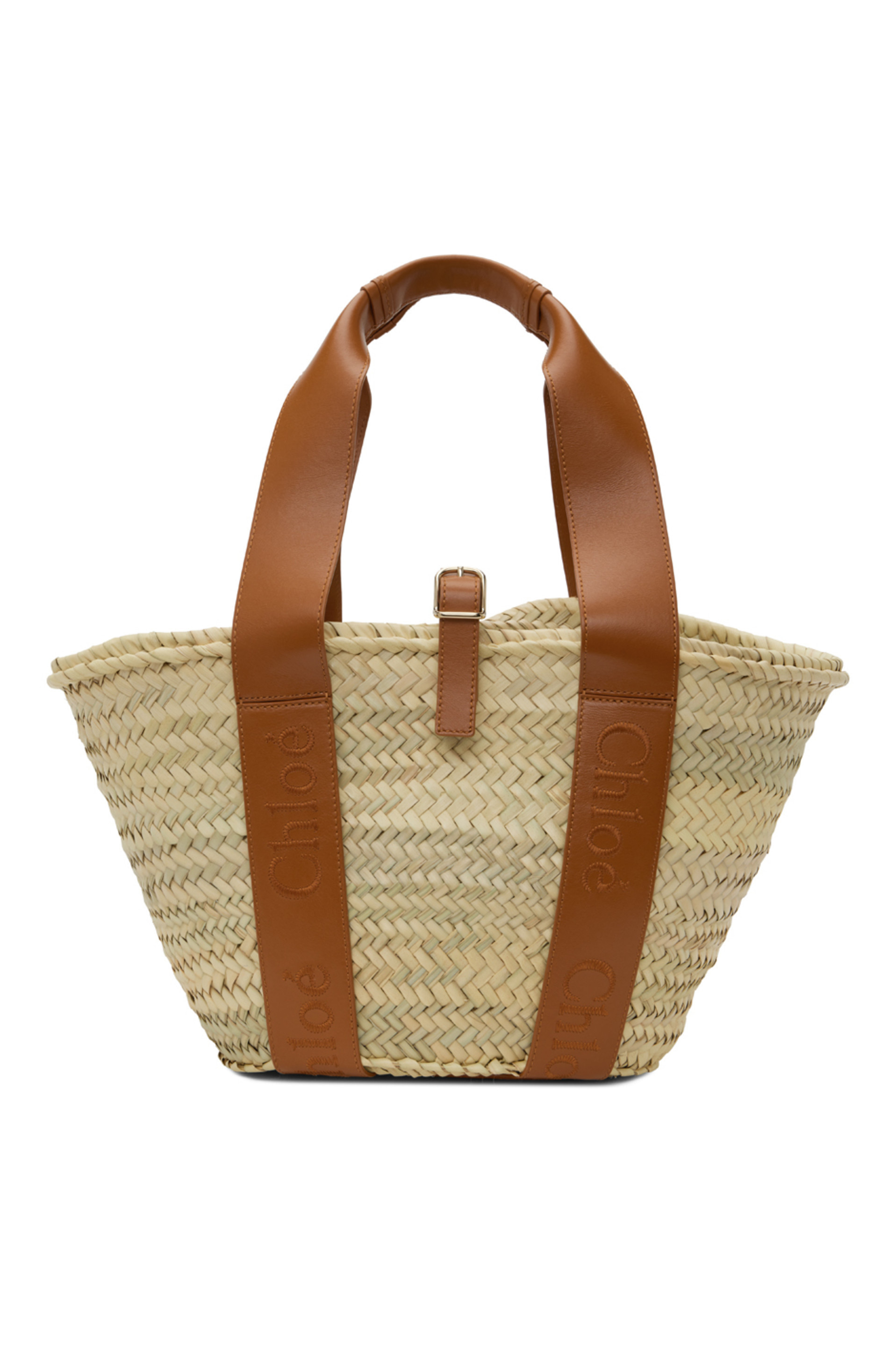 Beige & Tan Medium Sense Tote | SSENSE