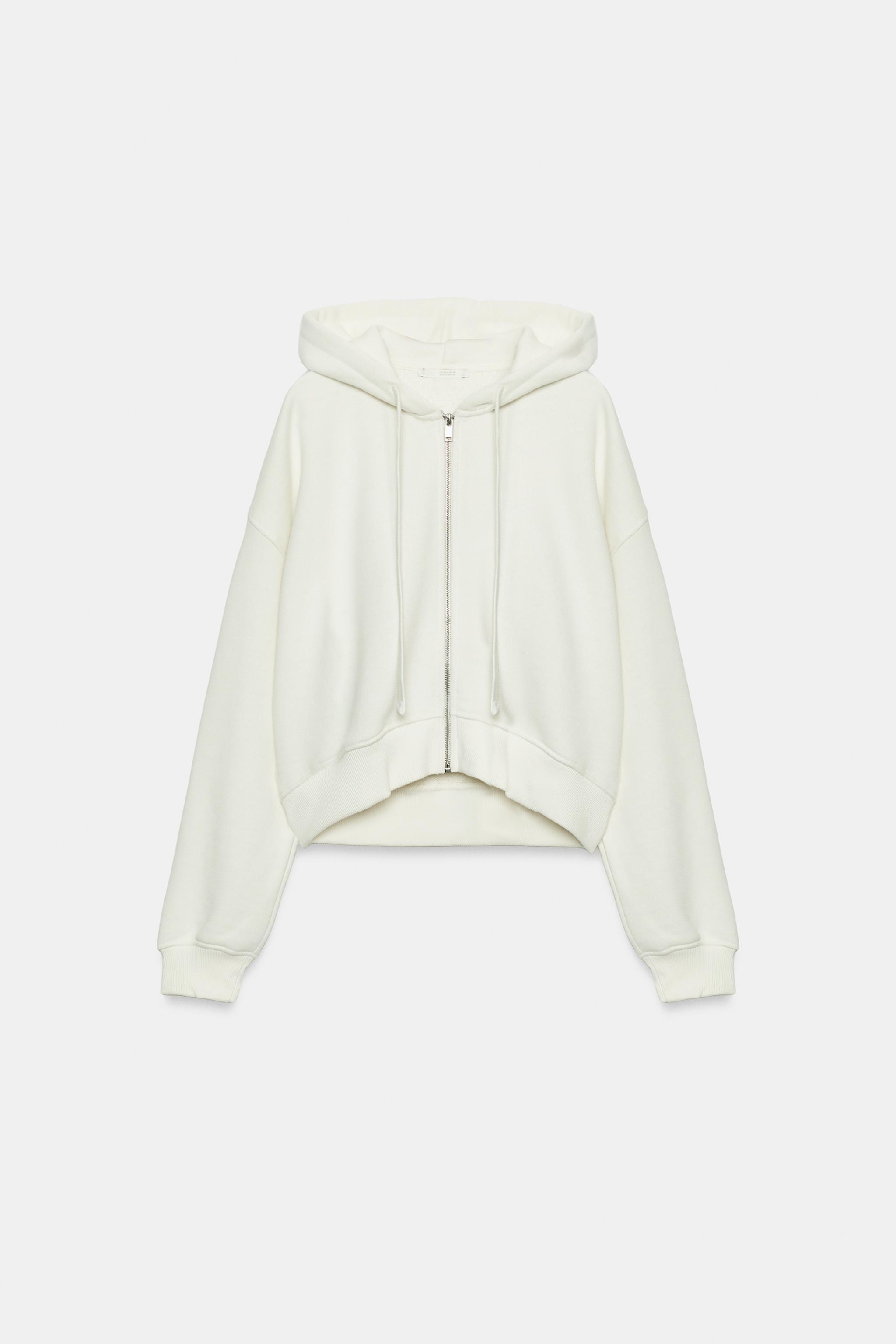 HOODIE WITH ZIP | Zara UK