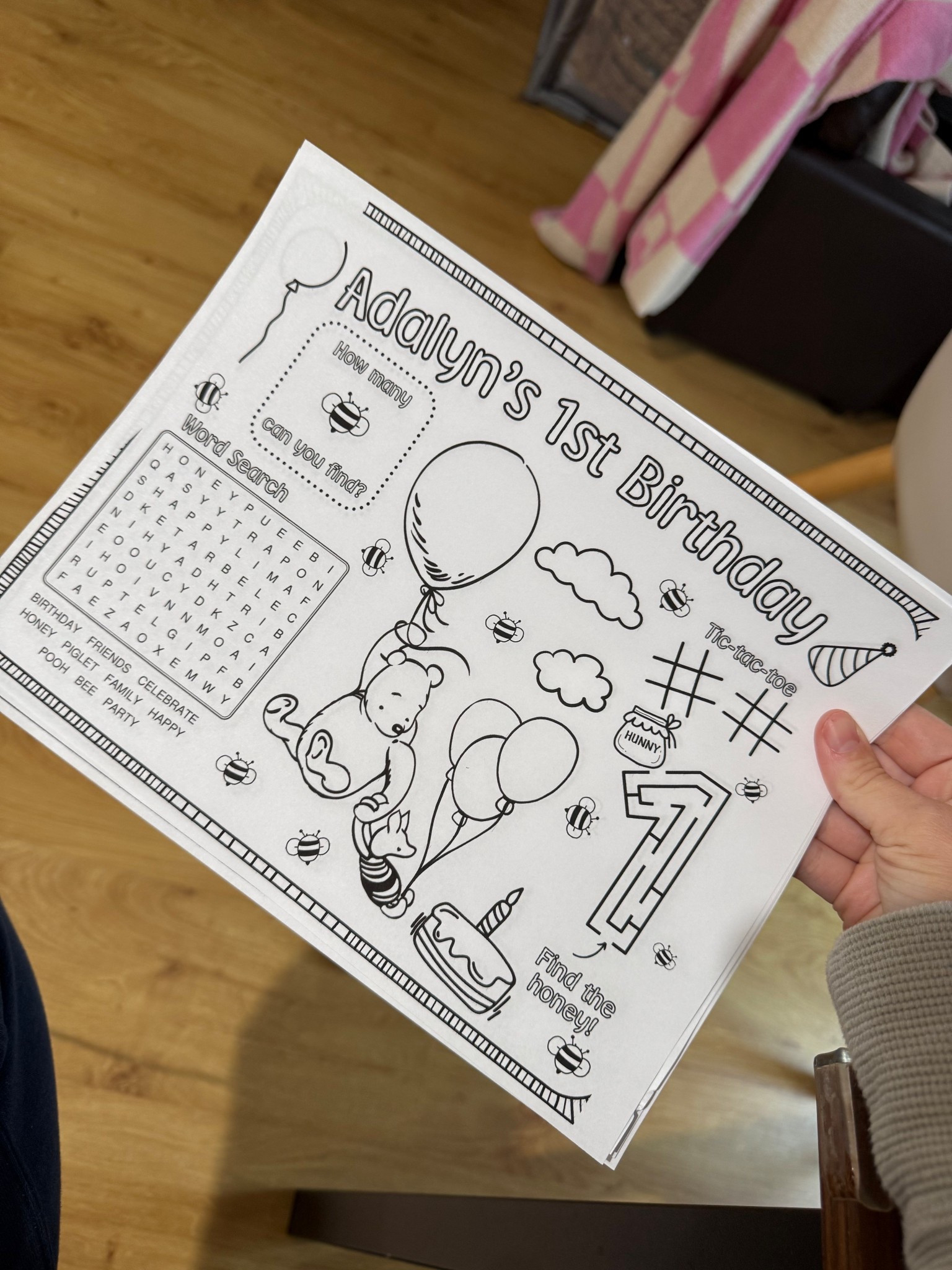 One of the indoor activities for my daughter’s first birthday party! Personalized coloring sheets! 

First birthday. Birthday party. Kids activity. Screen free. Indoor kids parties. First birthday party baby girl idea  

#LTKBaby #LTKstorytime #LTKKids