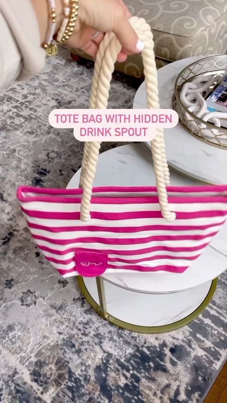 Mothers Day gift idea! Tote bag with hidden drink spout. Great for this summer, the beach, pool days, travel and more! 

#LTKGiftGuide #LTKunder100 #LTKhome