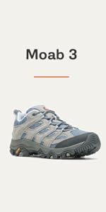Amazon.com | Merrell Women's Moab 3 Hiking Shoe, Smoke, 11 | Hiking Boots | Amazon (US)