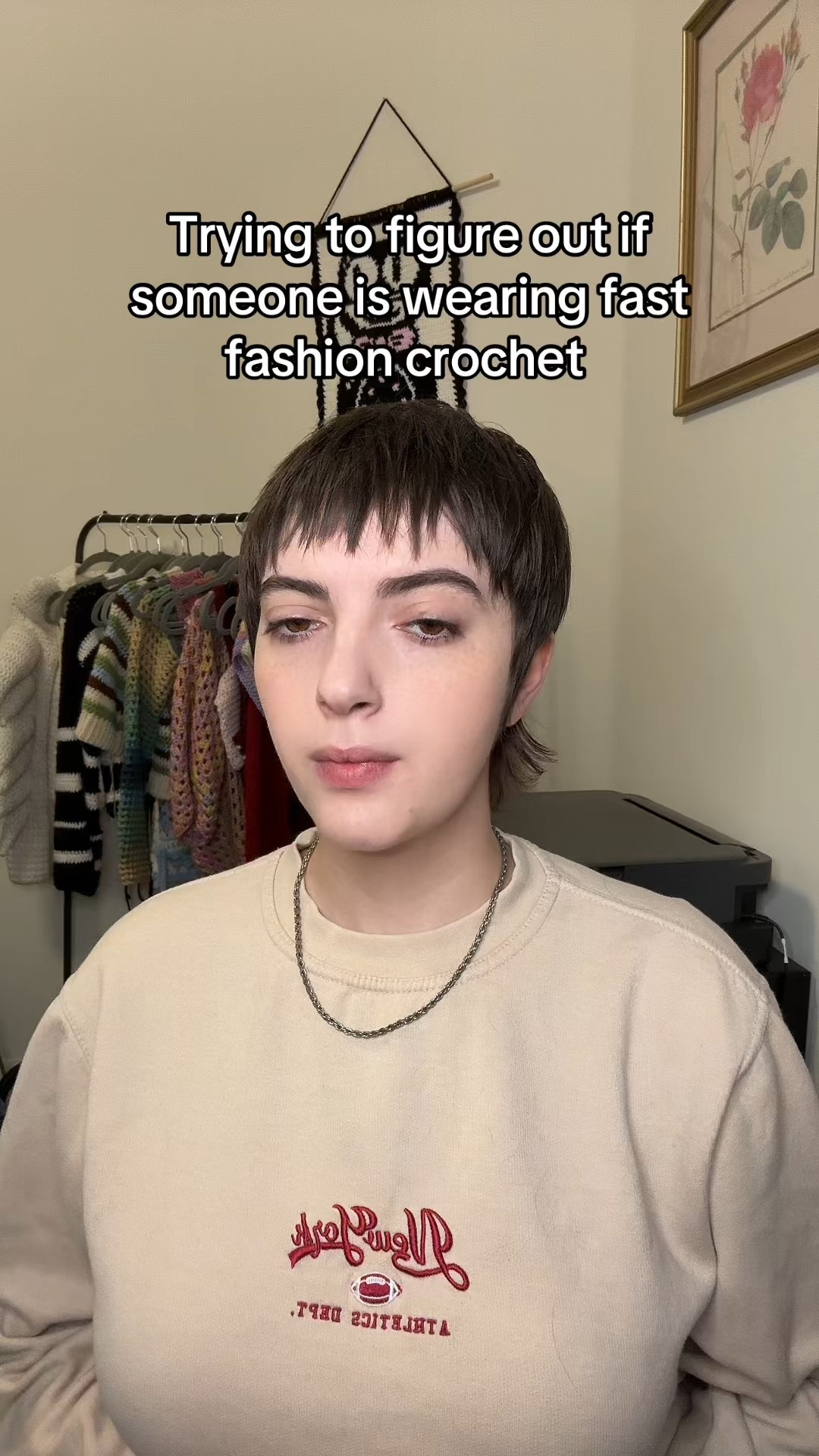 Crochet cannot be made by machine! 