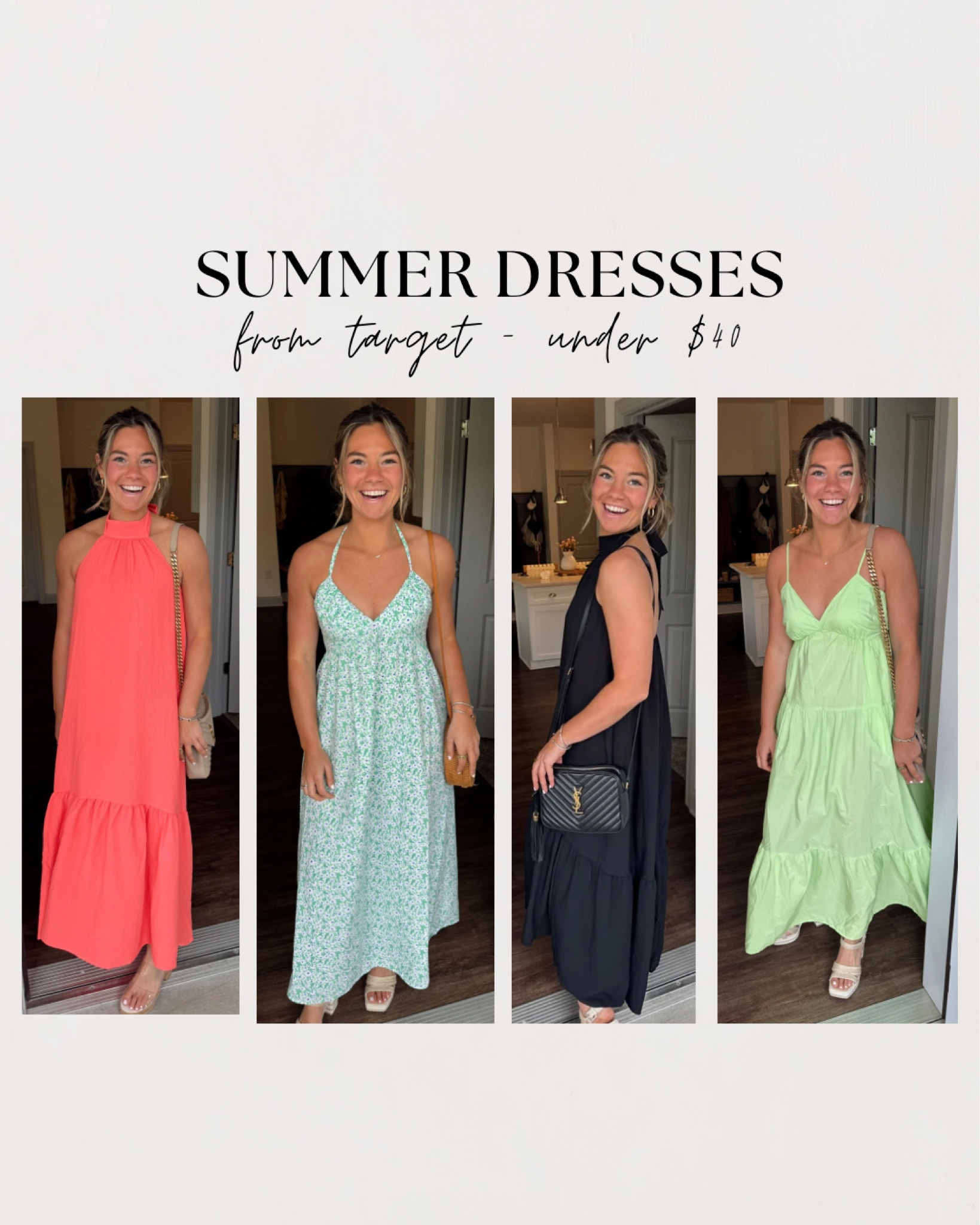 Summer dresses from Target under $40!! Women’s fashion! Vacation! Wedding guest dresses!! 

#LTKstyletip #LTKtravel #LTKfindsunder50