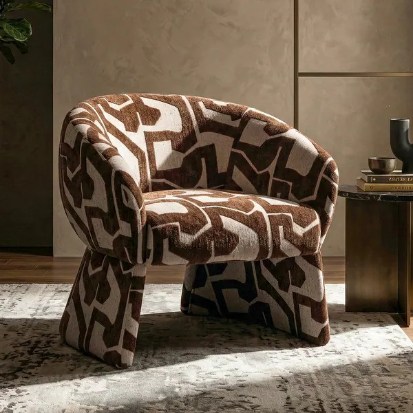 Furniture of America Premier Modern 31-inch Premium Upholstered Barrel Fully Assembled Accent Cha... | Bed Bath & Beyond