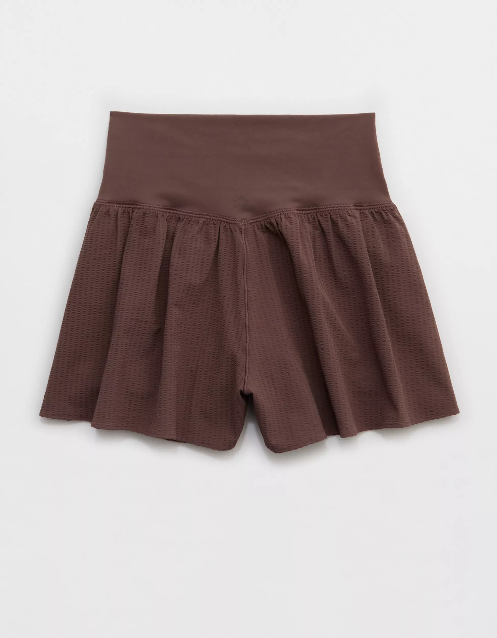 OFFLINE By Aerie Real Me Seersucker Crossover Flowy Short | Aerie