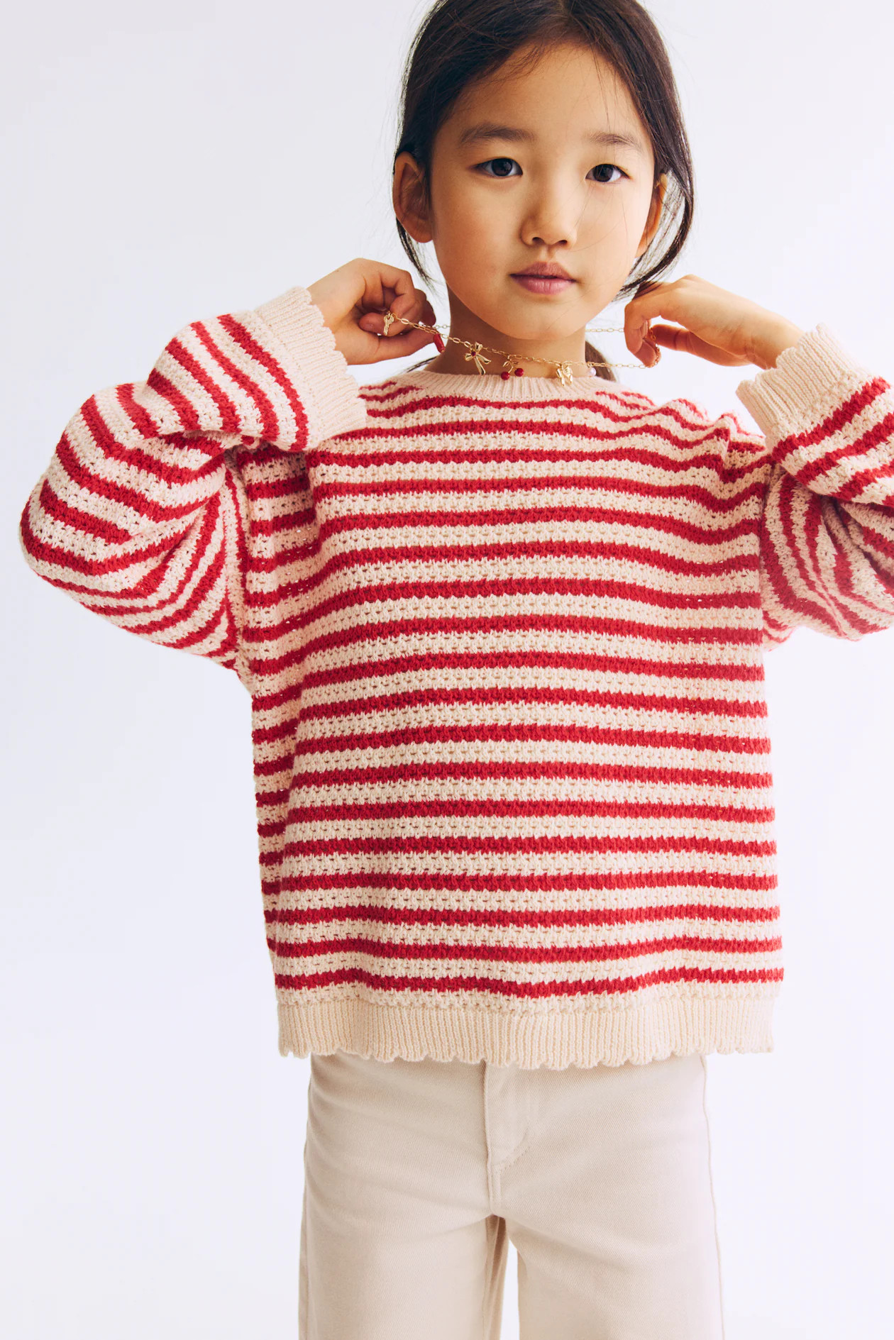 Textured-Knit Sweater | H&M (US + CA)