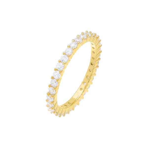 Thin CZ Eternity Band | Adina Eden