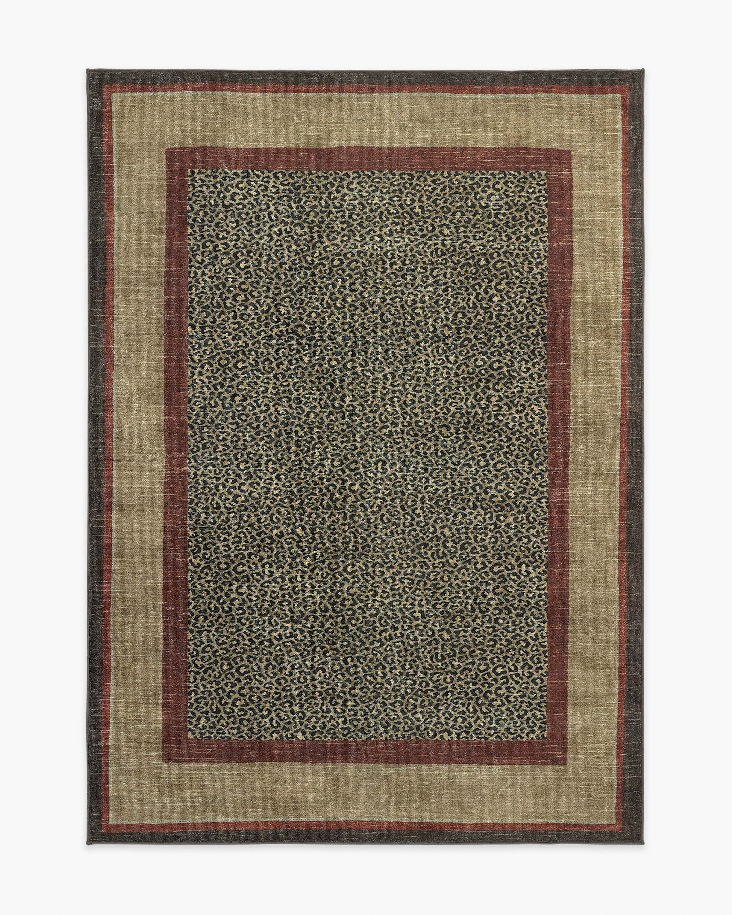 Panthera Tan & Rust Rug | Ruggable