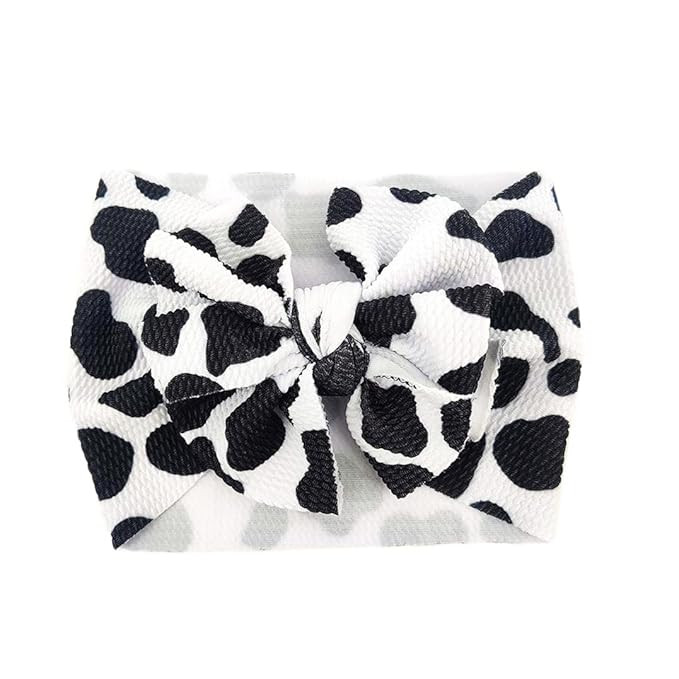 Baby Cow Stria Turban Headband Baby Cow Stria Hair Bows Baby Cow Stria Headwarp BBG52 (A1-Turban) | Amazon (US)