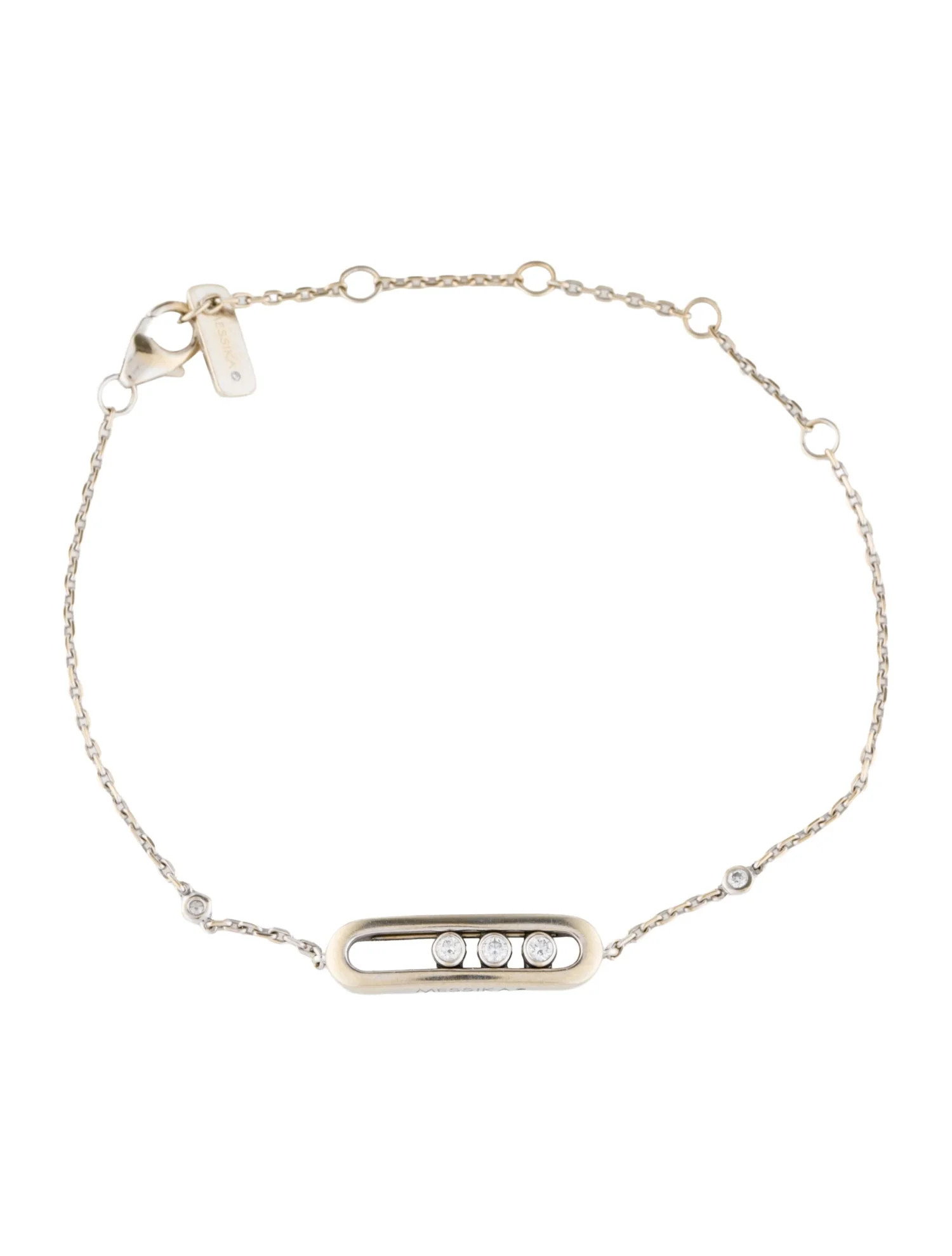 Messika 18K Diamond Baby Move Bracelet, 7.25 | The RealReal