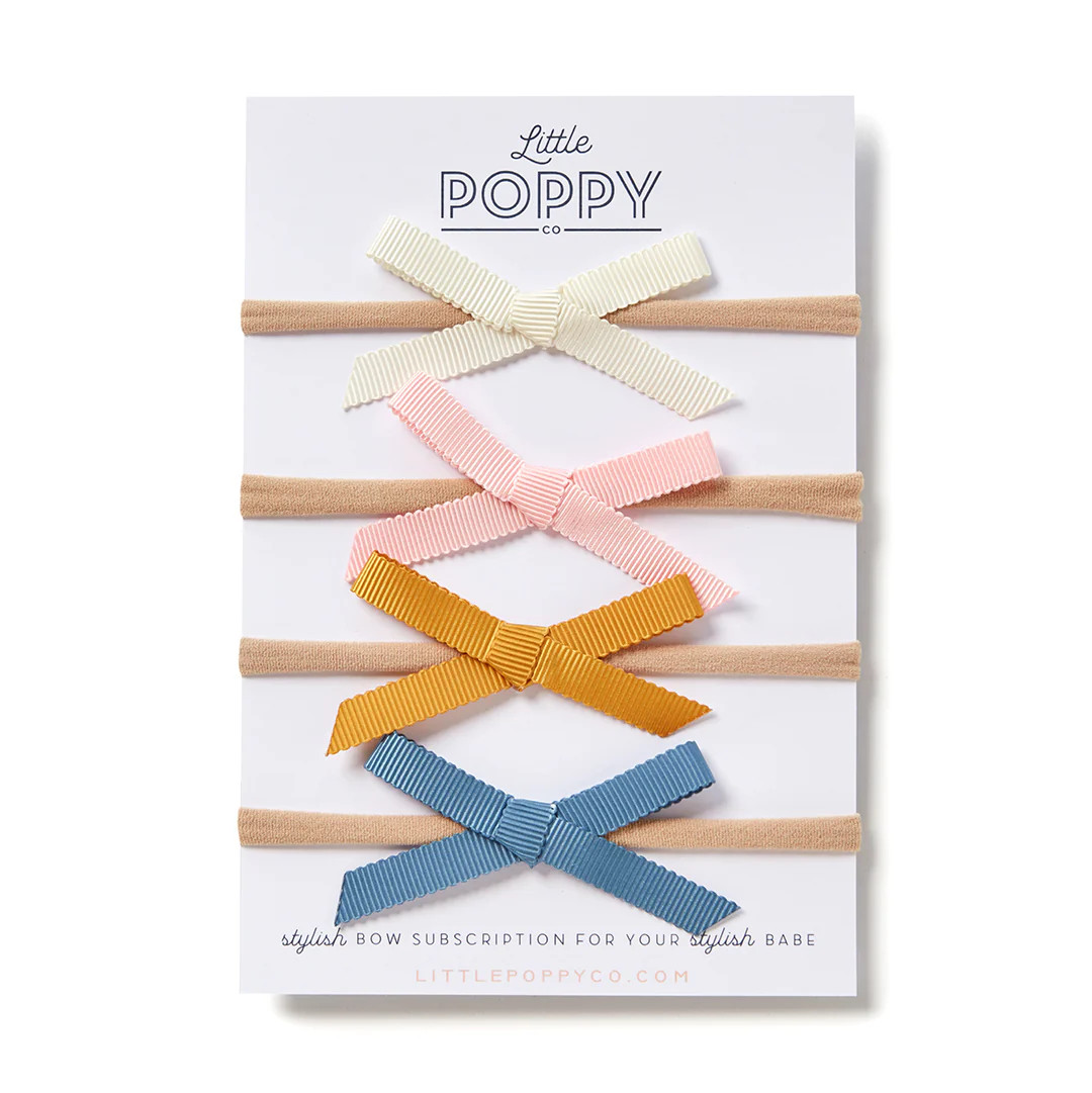 Newborn Set - Ribbon Poppy | Little Poppy Co