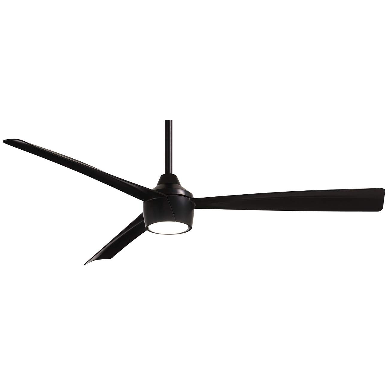 56" Minka Aire Skinnie Coal LED Ceiling Fan | Lamps Plus