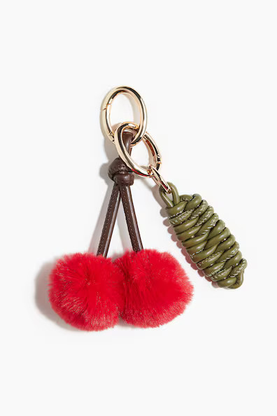 H & M - Bag charm - Red | H&M (UK, MY, IN, SG, PH, TW, HK)