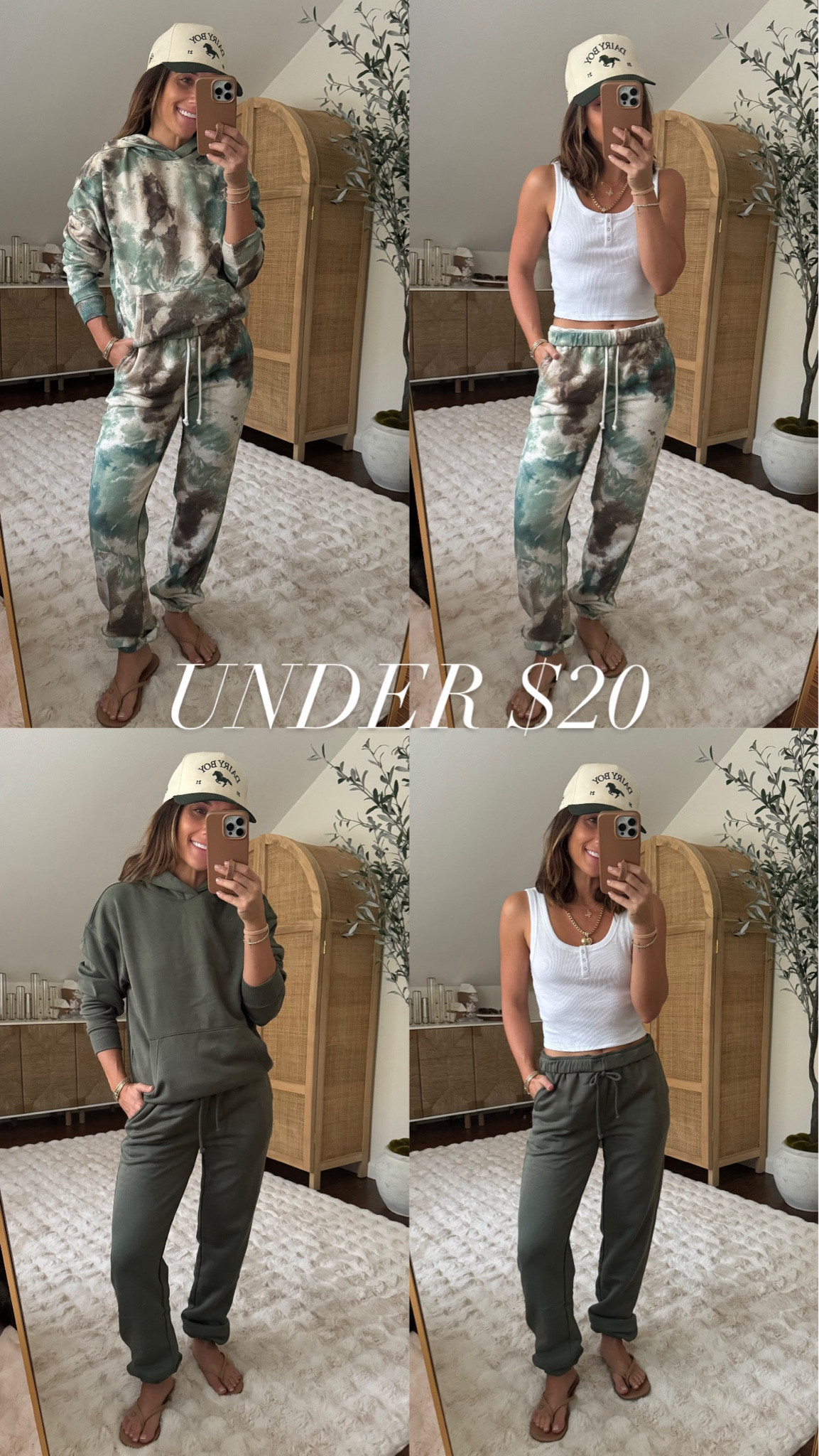 Sweatpants size XS
Sweatshirt size XS
Tank size small
Sandals size 7 wide 

#comfy #sweatpants #lounge #laurabeverlin 

#LTKFindsUnder100 #LTKFindsUnder50 #LTKSaleAlert