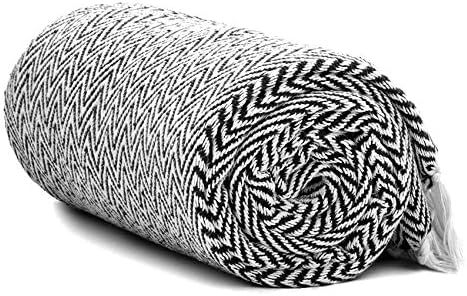 Americanflat Throw Blanket for Couch in Black and White Herringbone 50" x 60" - All Seasons Light... | Amazon (US)