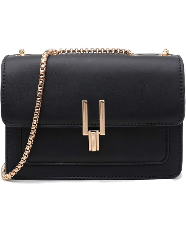 Color-Block Crossbody Bags for Women Leather Cross Body Purses Cute Designer Handbags Shoulder Ba... | Amazon (US)