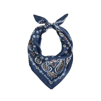 Madewell Medium Silk Bandana in Retro Blue at Nordstrom | Nordstrom