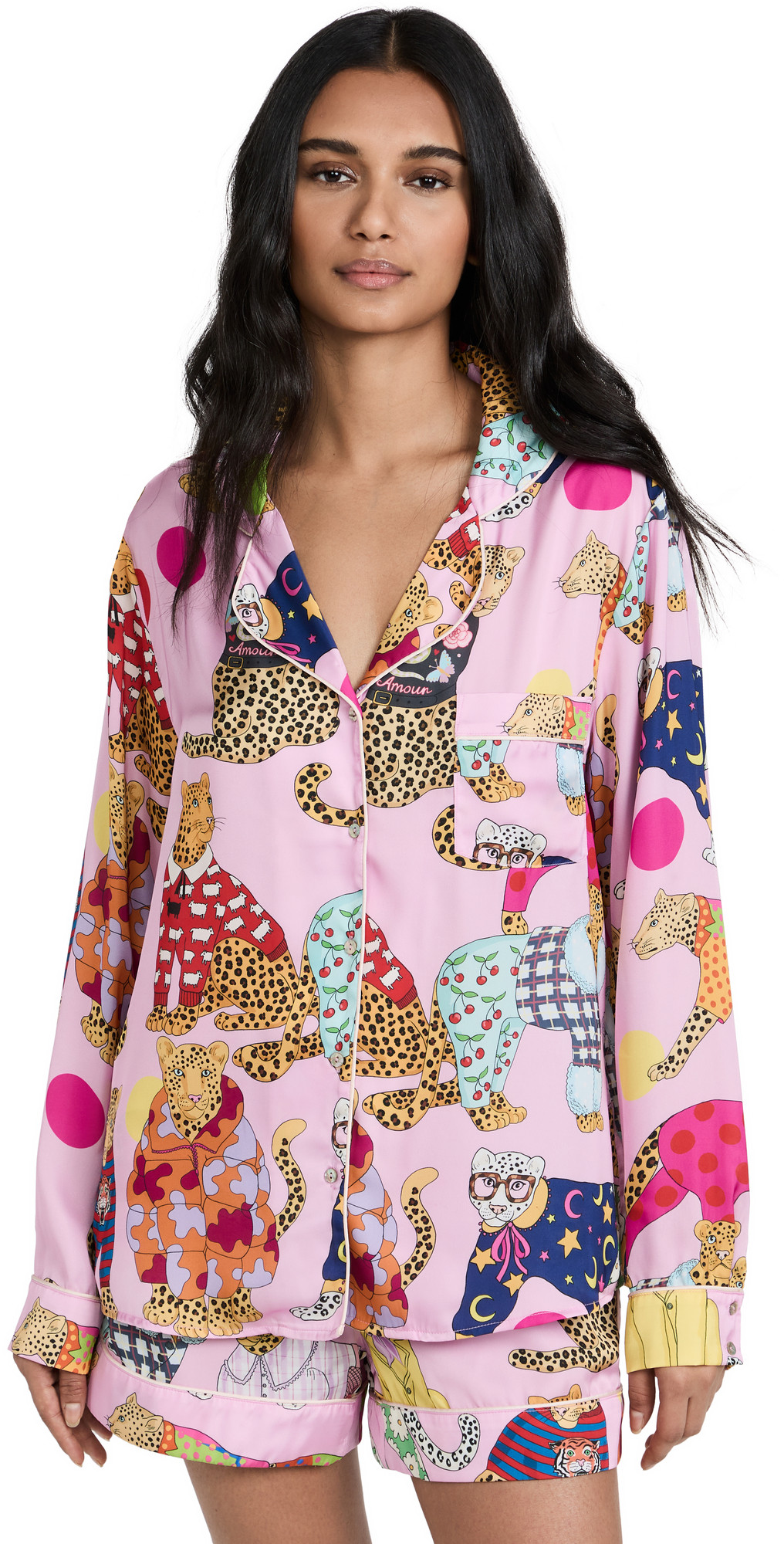 Karen Mabon Leopards Can't Change Their Spots PJ Set | Shopbop