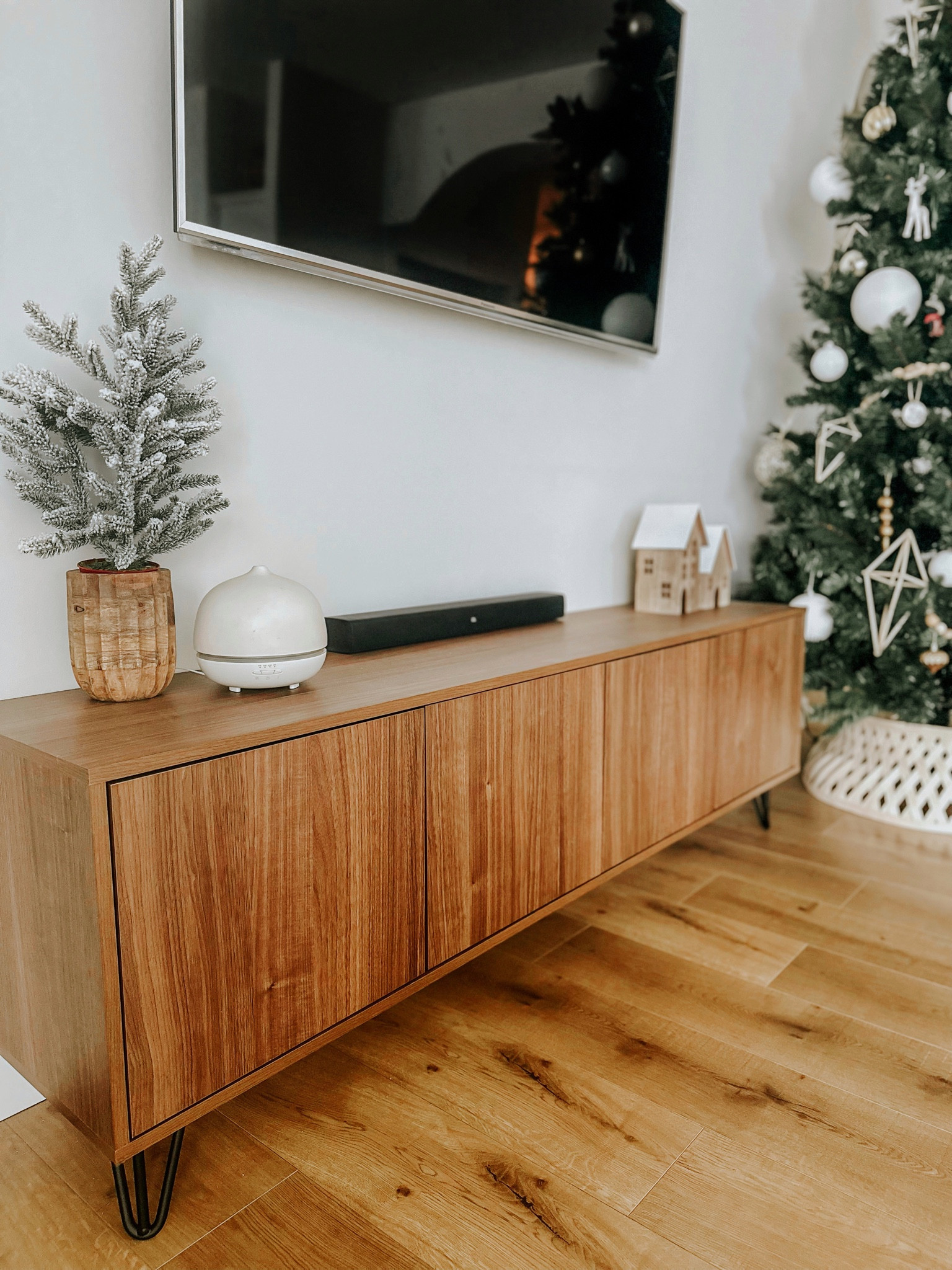 Happy cyber Monday! Who’s been shopping since last Friday? I am so happy I found this beautiful console piece from wayfair after having my husbands bachelor tv console since 2010! Love the sleek, modern look of this console. My favourite part is it is attached to the wall for more security.

#ltksalealert #ltkstyletip

#LTKHoliday #LTKhome #LTKCyberweek