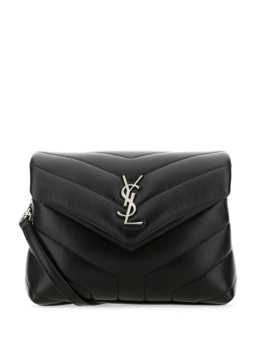 Saint Laurent Loulou Toy Crossbody Bag | Black | FARFETCH | Farfetch Global