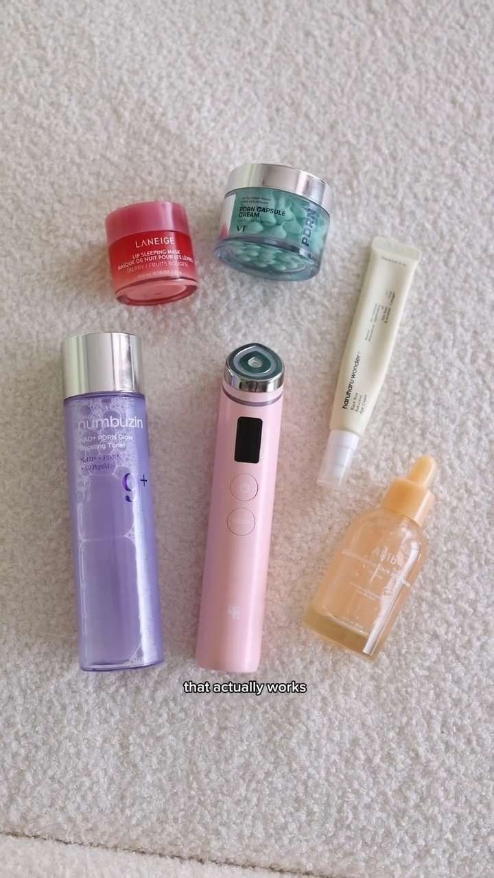 My skin gets sensitive every fall, so I updated my routine — and it’s been working🍁✨These K-beauty staples are everything right now: Numbuzin No.9 NAD+ Toner, Abib Glutathiosome Dark Spot Serum, Haruharu Wonder Black Rice Bakuchiol Eye Cream, VT PDRN Capsule Cream, Medicube Booster Pro & Laneige Lip Sleeping Mask 💕
Find them all @yesstyle & use CHRISHAN12 for 12% off✨ 

 #LTKSeasonal #LTKSaleAlert #LTKBeauty