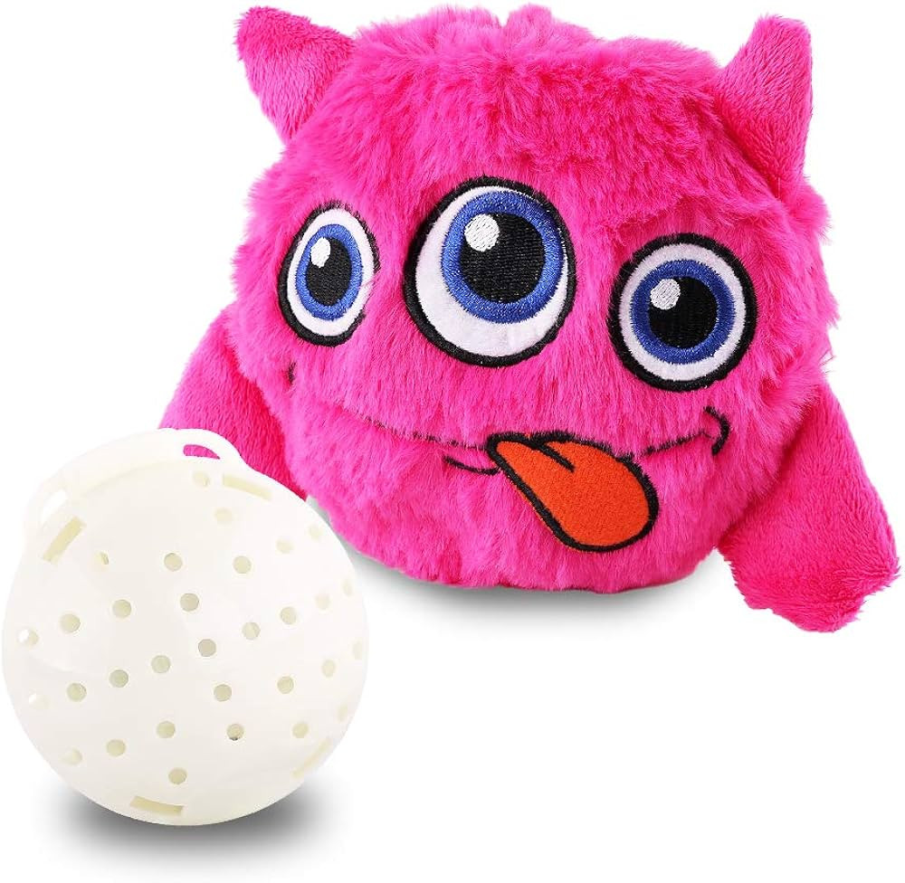 Petbobi Upgrade Interactive Dog Toy Bouncing Giggle Ball Monster Plush Puppy Toy Squeaky Shaking ... | Amazon (US)