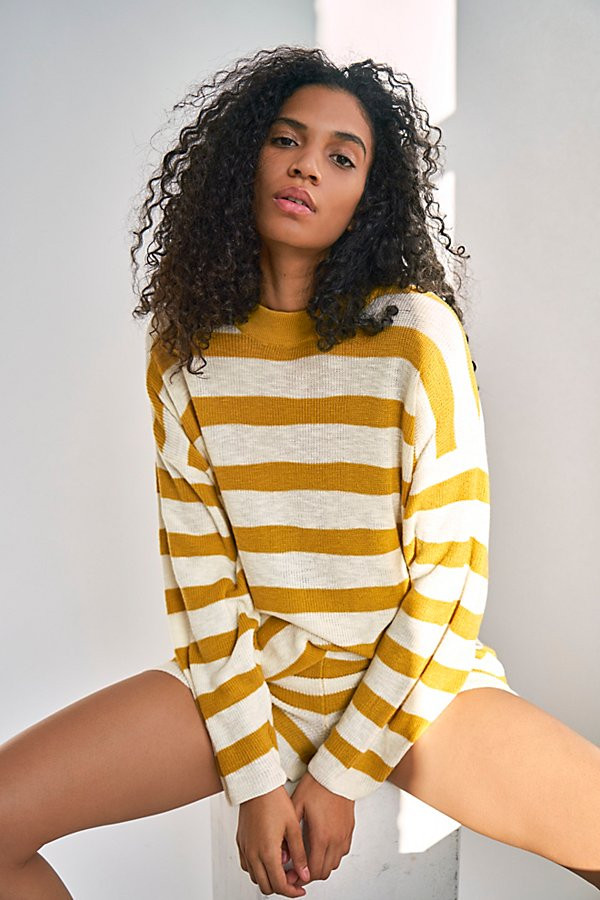 Malibu Surf Sweater Set by FP Beach at Free People, Sunshine, XS | Free People (Global - UK&FR Excluded)