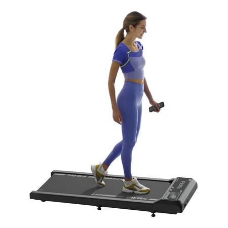 FitRx Pacer Walking Pad, 265lbs Capacity Incline Under Desk Walking Pad with Bluetooth Connectivity and Remote Control for Home and Office | Walmart (US)