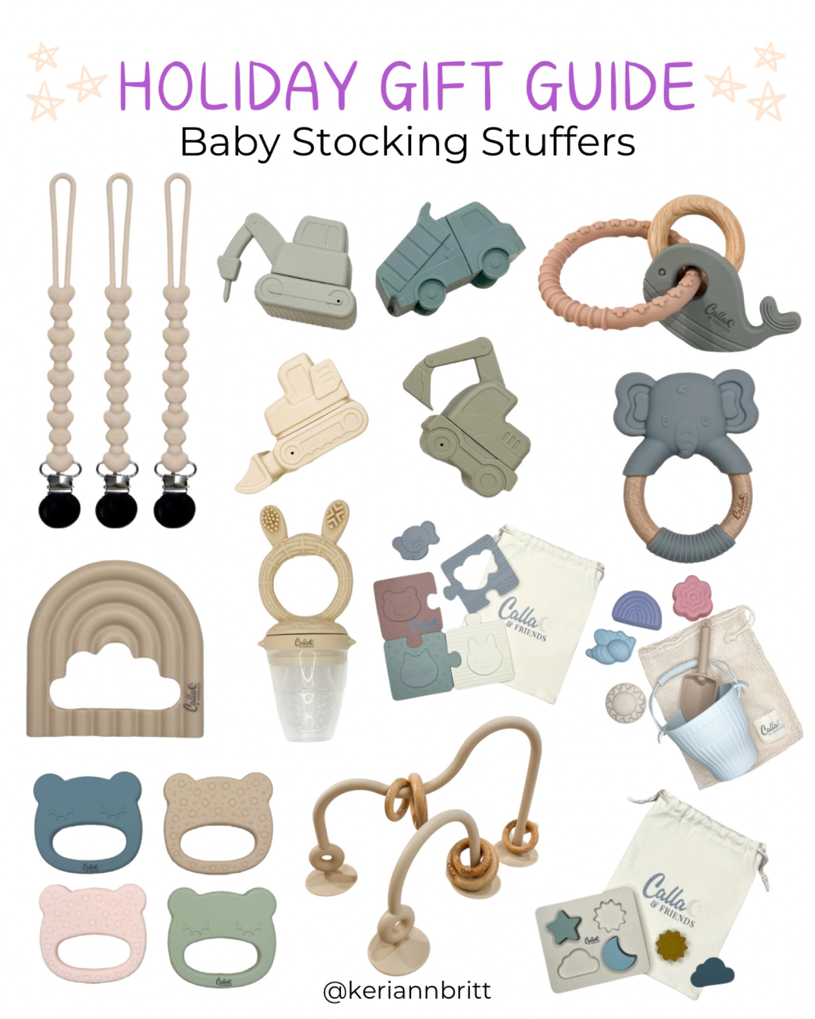 Baby Stocking Stuffer Ideas - Calla & Friends

#ad #callaandfriends / gift guide / holiday gift guide / baby gift / baby registry / kids Christmas gift idea 

#LTKKids #LTKBaby #LTKGiftGuide