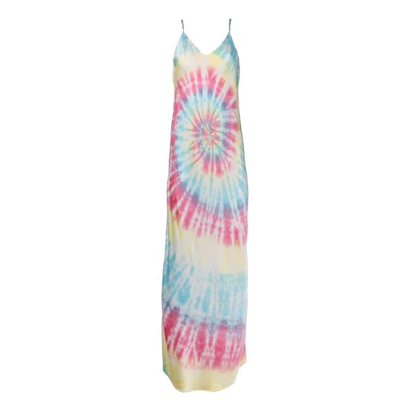 Neon Multi Tie Dye Slip Dress | Dannijo