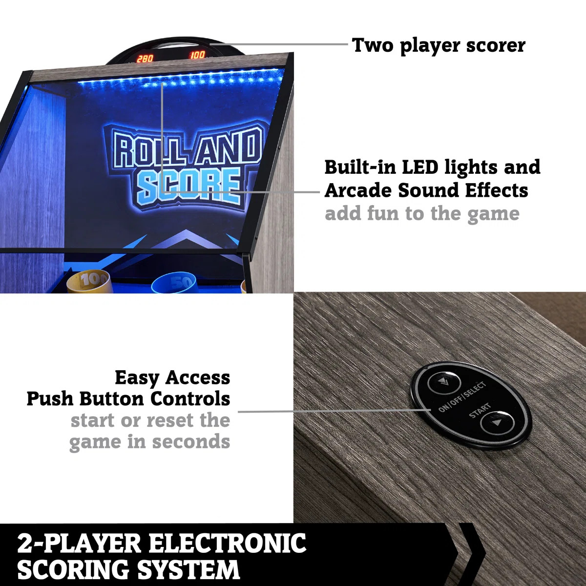 Roll and Score Game 108" Long With Playing Accessories | Wayfair North America