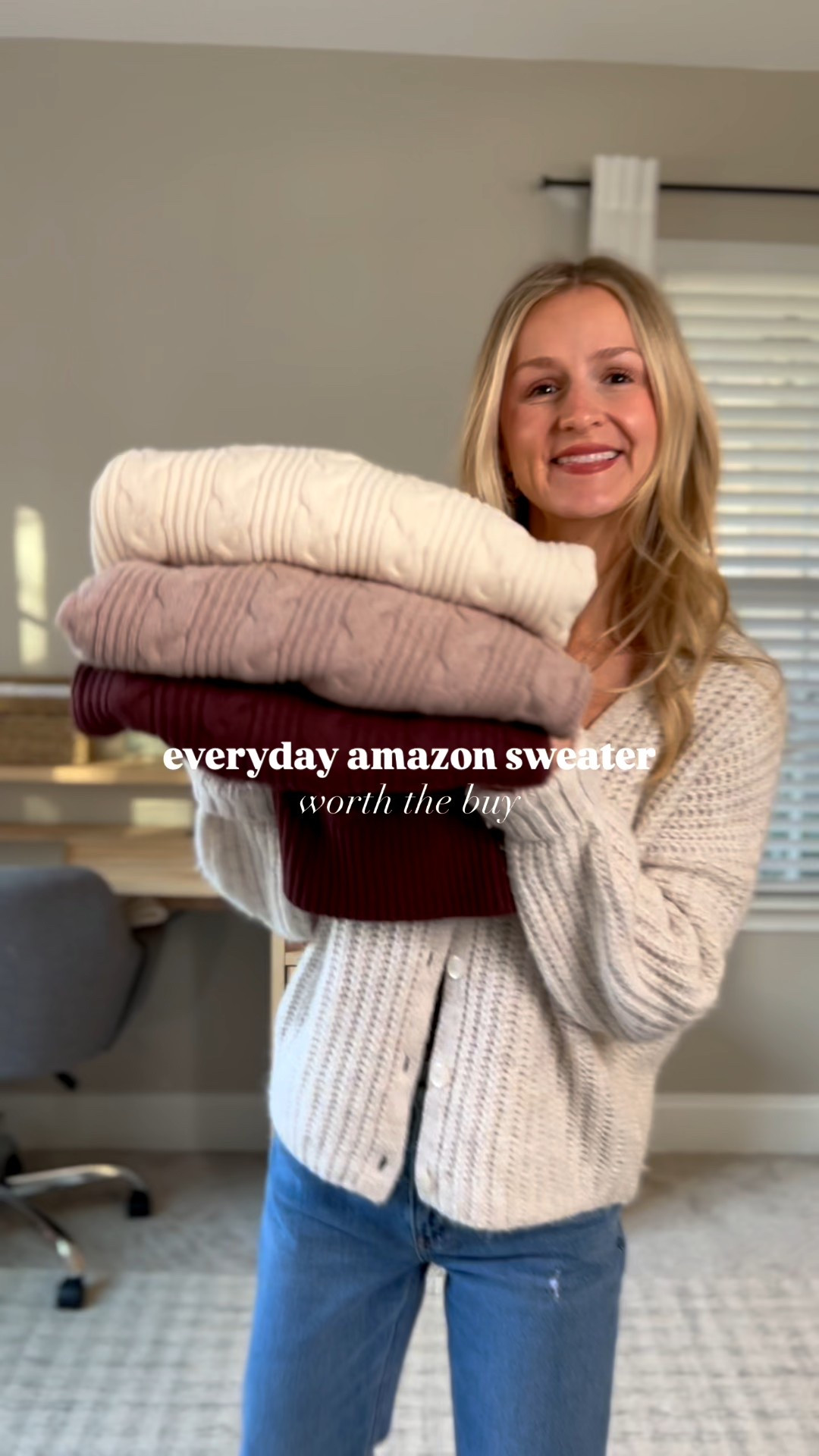 the Amazon sweater you need this season 🤍☕️🍂
I can’t believe the quality on this one — thick, soft, stretchy, & comes in the prettiest neutrals. I’m in a small in beige white, coffee, & oatmeal ✨
Such a good staple for fall/winter layering!

#amazonfinds #amazonfashion #falloutfitinspo #neutralstyle #cozystyle #amazonfavorites #neutralwardrobe #ootdfall #amazonhaul #sweaterweather #ad 

#LTKSeasonal #LTKFindsUnder50