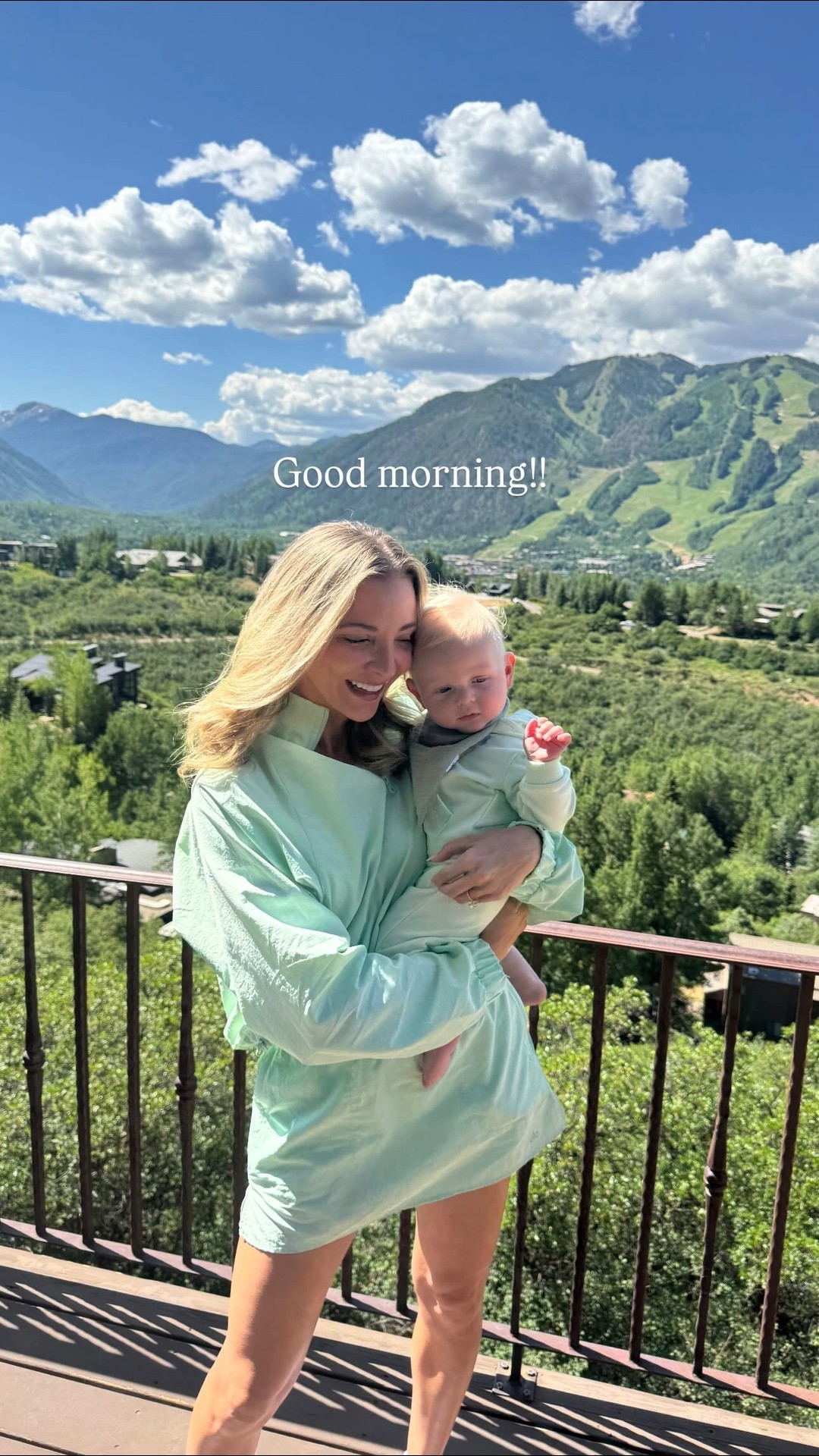 Ready for our family hike in matching spearmint clothes! Obsessed with this color - linked other styles from Alo!

#LTKBaby #LTKFamily #LTKActive