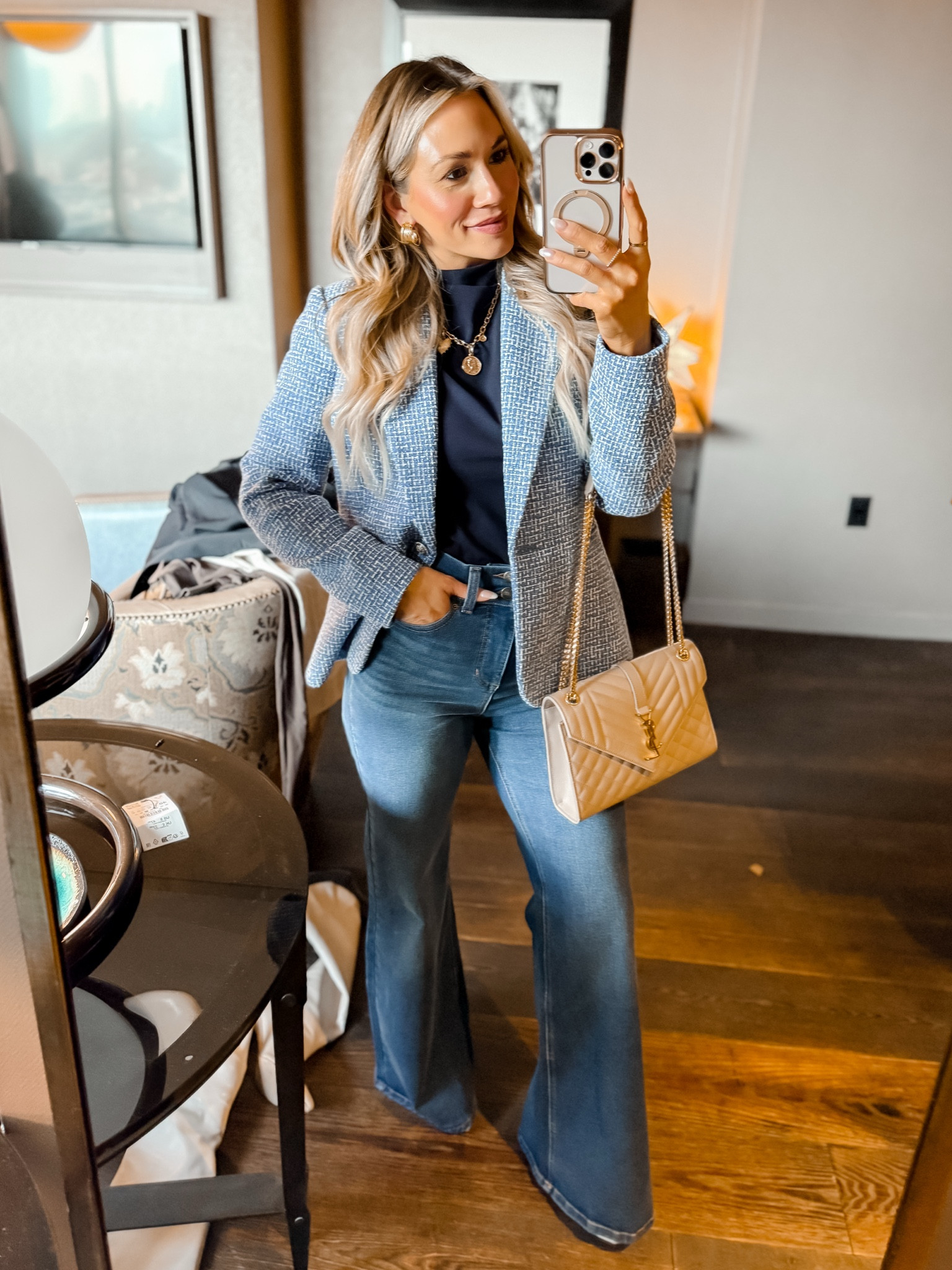 Walmart new arrivals! This blazer is amazing quality! So perfect for the office! Wearing an xs in blazer, xs in top and 0 in jeans. 




Walmart fashion. Workwear. Office outfit 

#LTKPetite #LTKFindsUnder50 #LTKNYFW