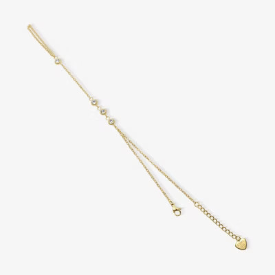 EVRY JEWELS WATERPROOF 18K Gold Plated Stainless Steel Beaded Hand Chain, Grace Hand Chain | Target